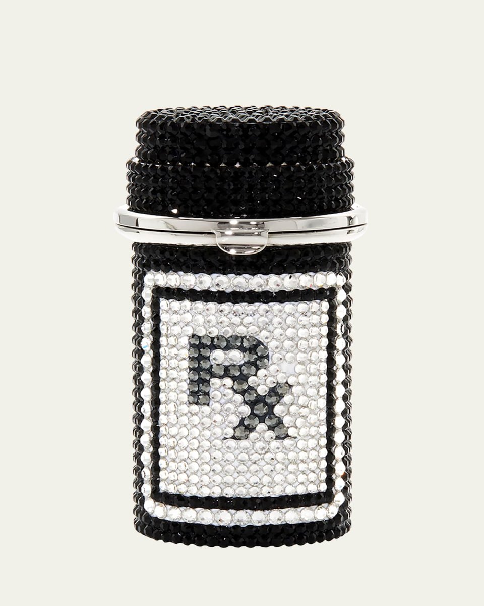 Prescription Bottle RX Crystal Pillbox